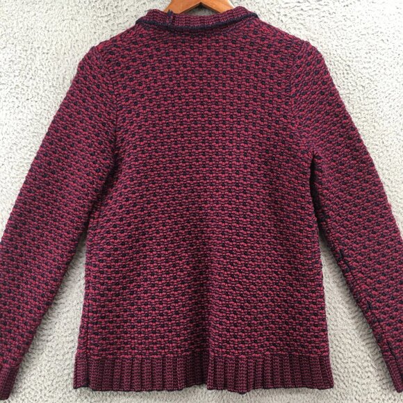 Talbots Open Front Cardigan Sweater Womens S Multicolor Wool Blend Long Sleeve - Picture 10 of 16